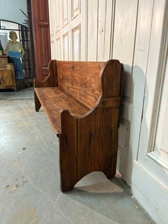 Late 19th-Century Rustic Mountain Larch Bench