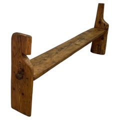 Panchina antica in legno di abete – XVIII secolo
