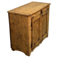 Rustic Mountain Cupboard in Fir Wood – Late 19th Century