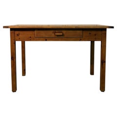 Fir Wood Kitchen Table – Early 20th Century