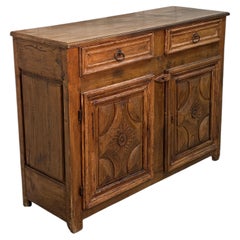 19th-Century Oak and Walnut Sideboard