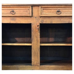 19th-Century Oak and Walnut Sideboard