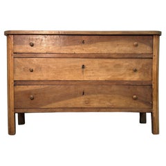 19th-Century Light Walnut Chest of Drawers