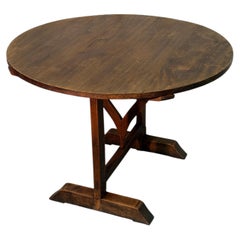 Early 20th-Century Walnut Vineyard Table