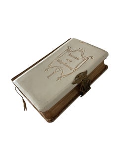 1907 Antique German Catholic Prayer Book with Brass Clasp & Celluloid Cover