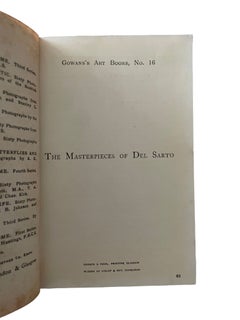 1908 Antique Art Book: The Masterpieces of Andrea Del Sarto Gowans's Art Books