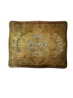 Large Italian Florentine Gilded Wood Decorative Box with Acanthus Motif, c. 1950