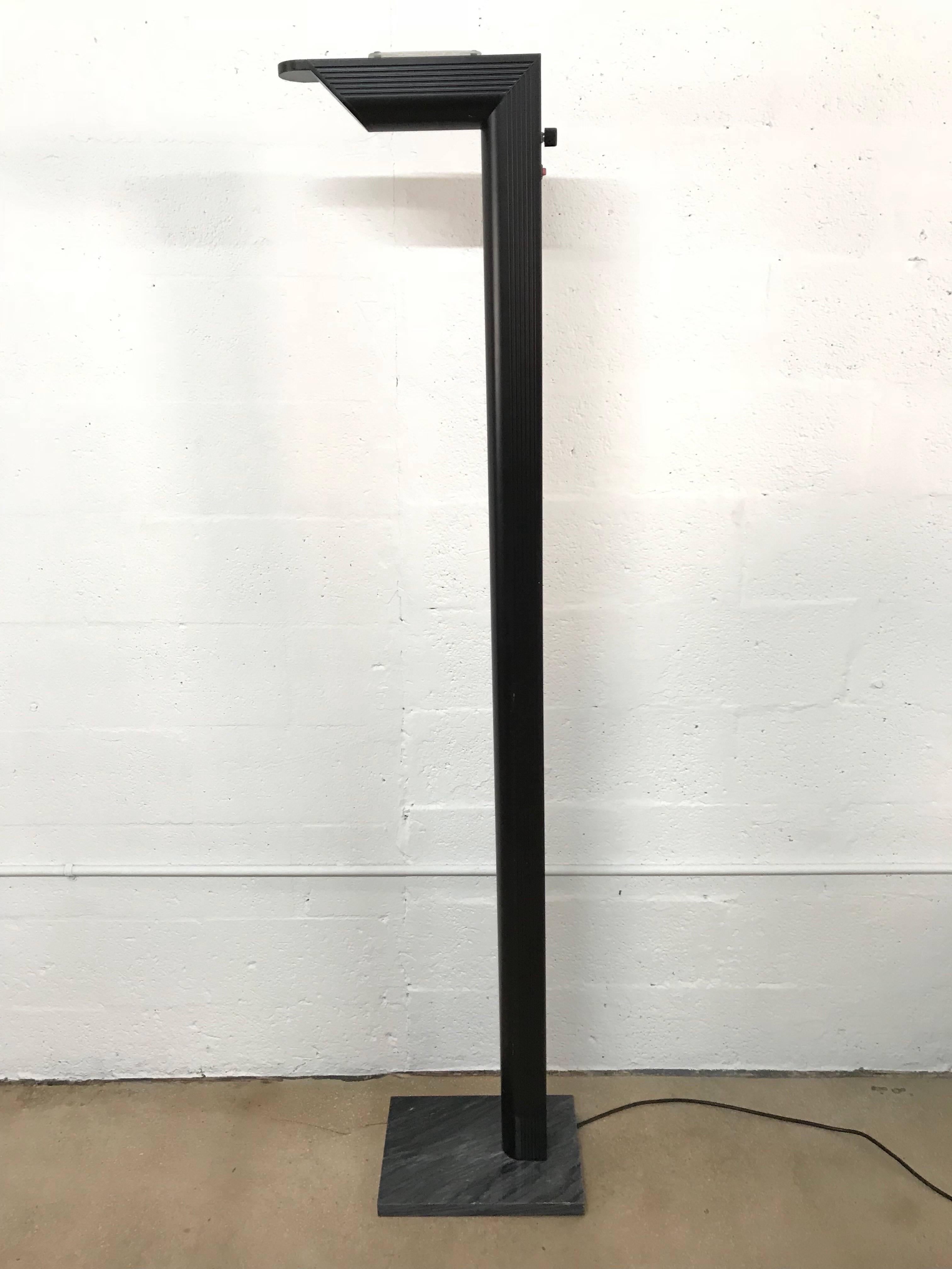 Postmodern Torchiere Floor Lamp In Excellent Condition In Miami, FL