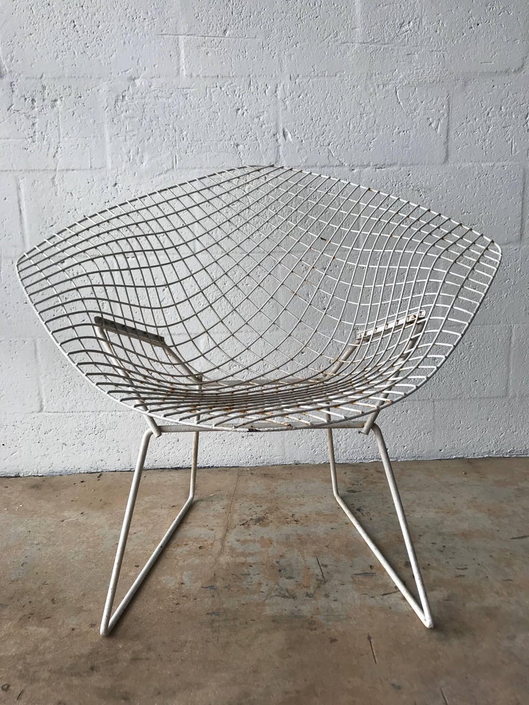 Original Harry Bertoia “Diamond” Chair at 1stDibs