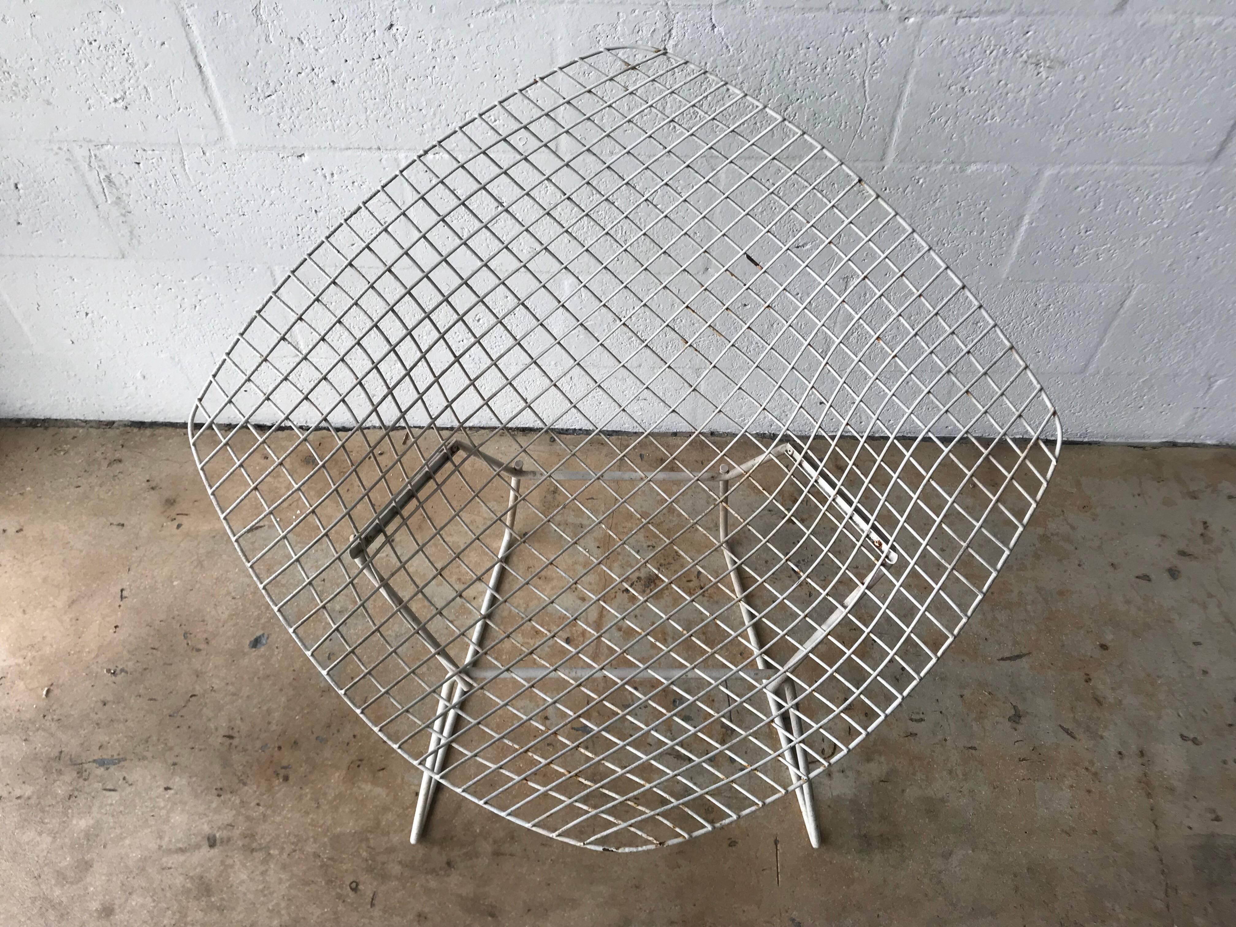 Mid-Century Modern Original Harry Bertoia “Diamond” Chair