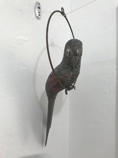 Original Sergio Bustamante Hanging Parrot Sculpture