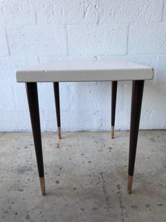 Mid Century Cork Top Side or End Table by Paul Frankl for Johnson Furniture Co.