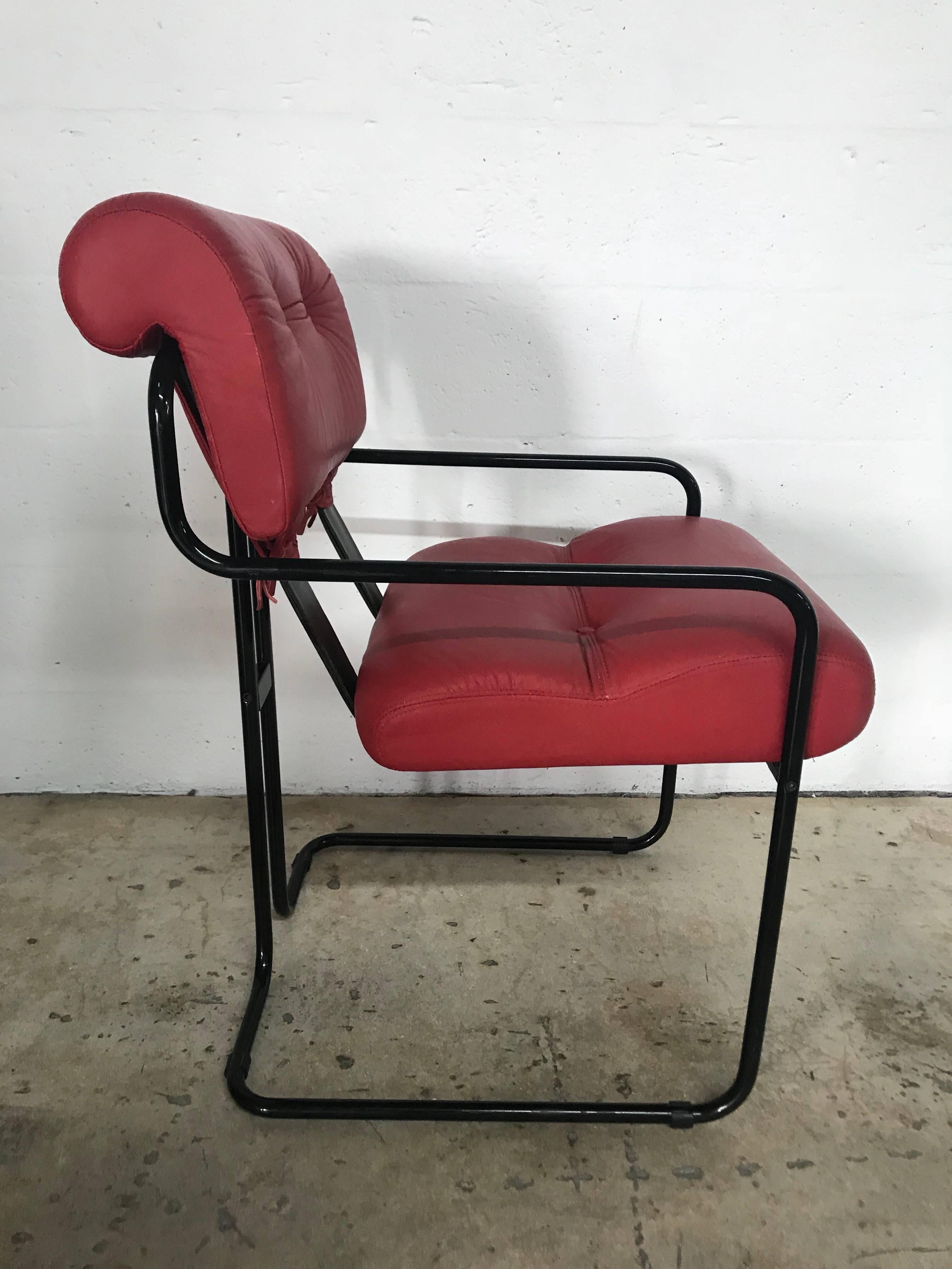 Rare Set of Four “Tucroma” Chairs by Guido Faleschini for Pace Collection In Excellent Condition In Miami, FL