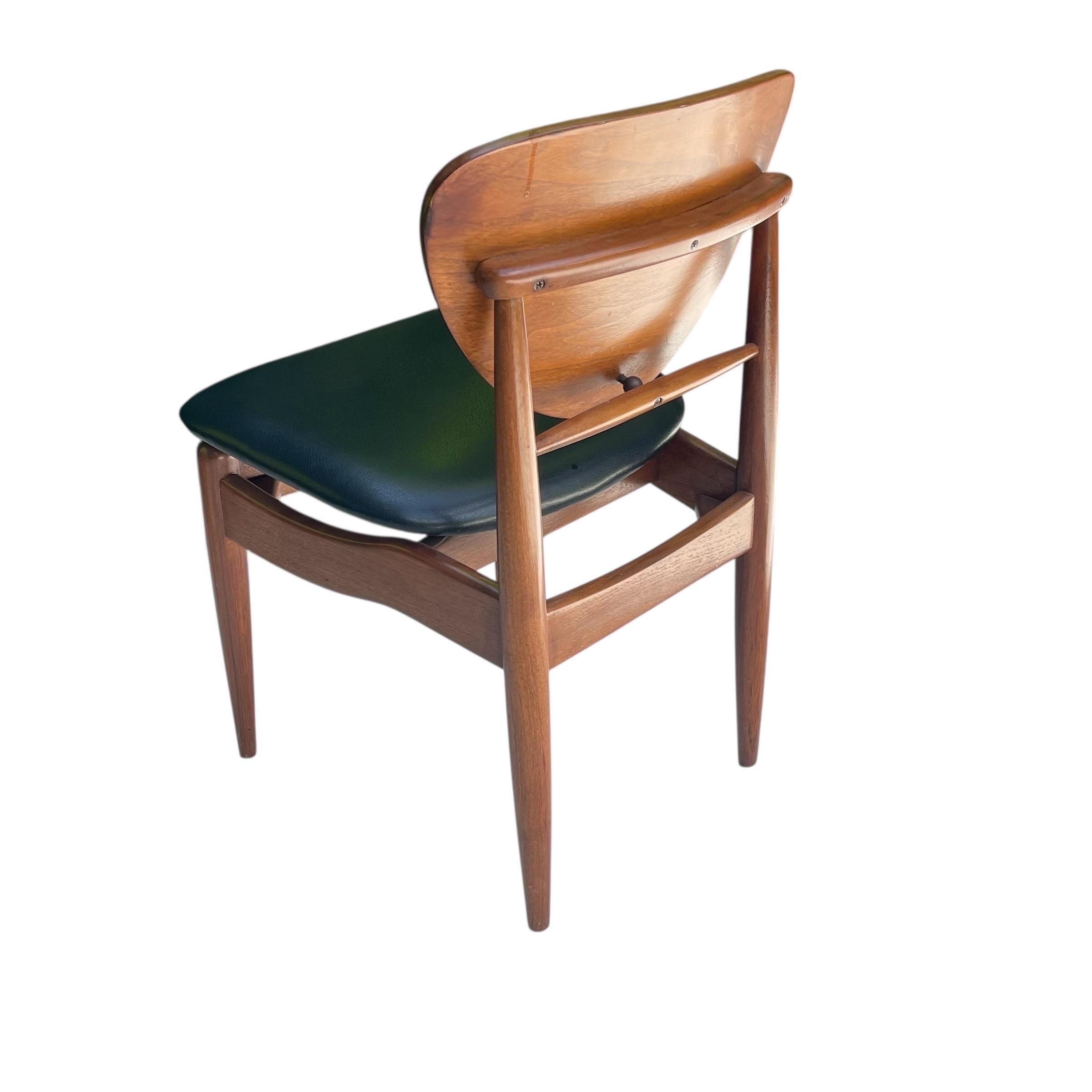 Set of 14 Finn Juhl Attributed Mid Century Walnut Dining Chairs, Denmark, 1950s For Sale 8