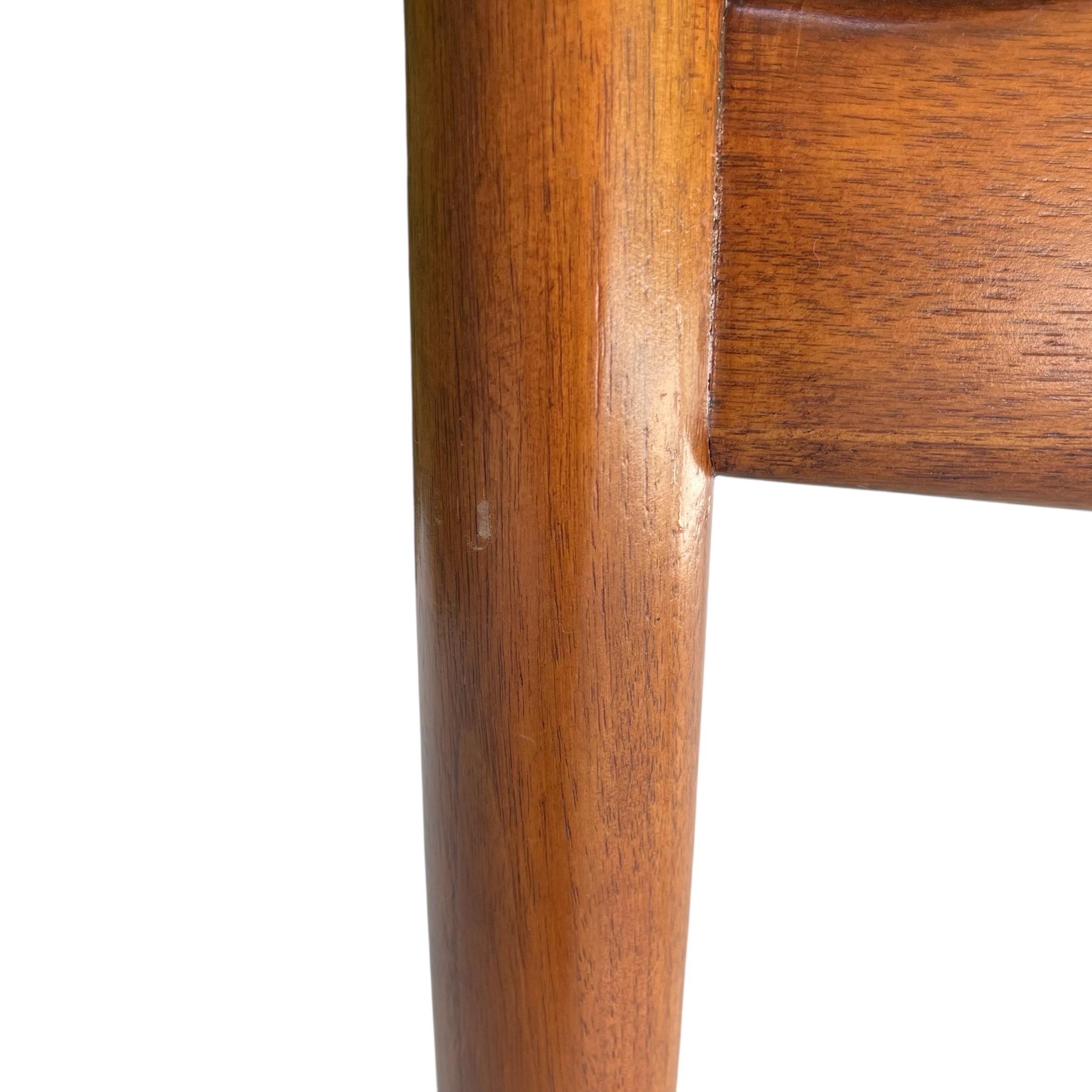 Set of 10 Finn Juhl Attributed Mid Century Walnut Dining Chairs, Denmark, 1950s For Sale 10