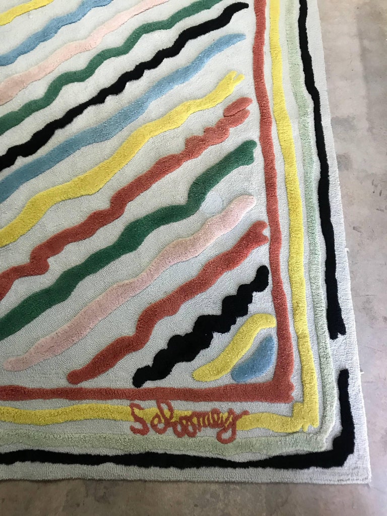 Artist Edition Rug, Edward Fields Style For Sale at 1stDibs