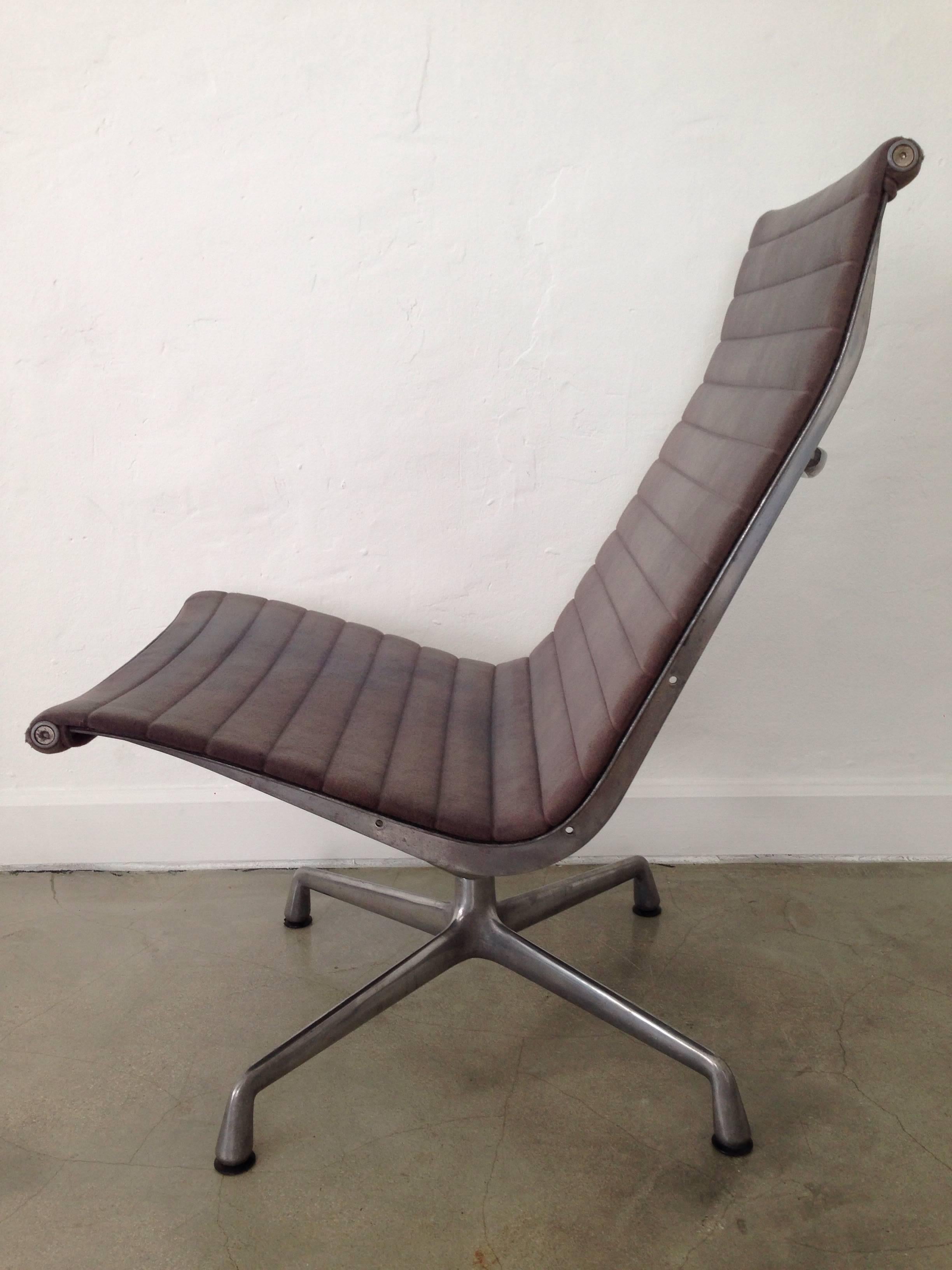 American Eames EA33 Aluminium Group Lounge Chair for Herman Miller