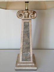 Maitland-Smith Tessellated Marble Lamp
