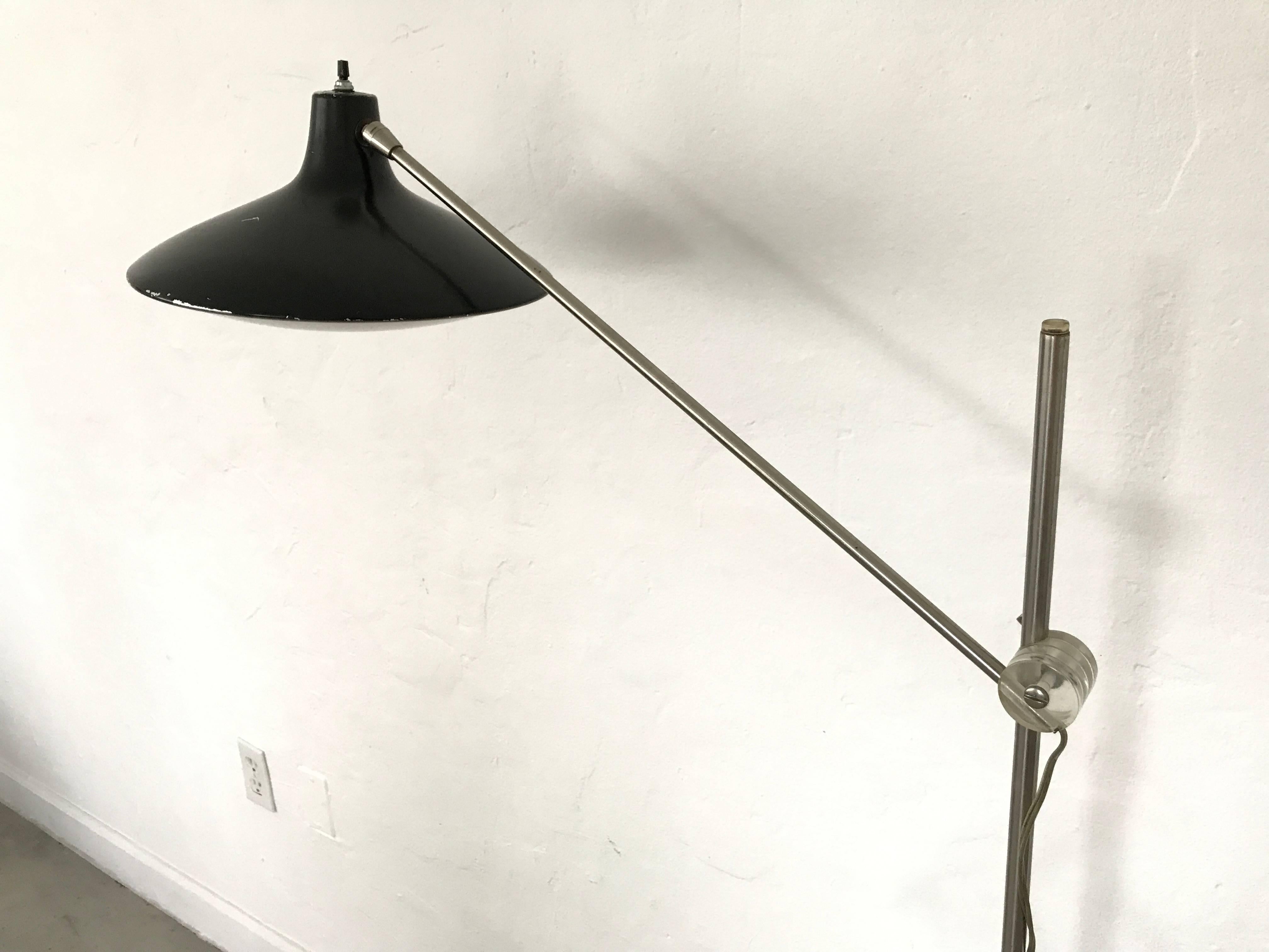 Original Mid-Century Modern floor lamp by Laurel Lamp Company.