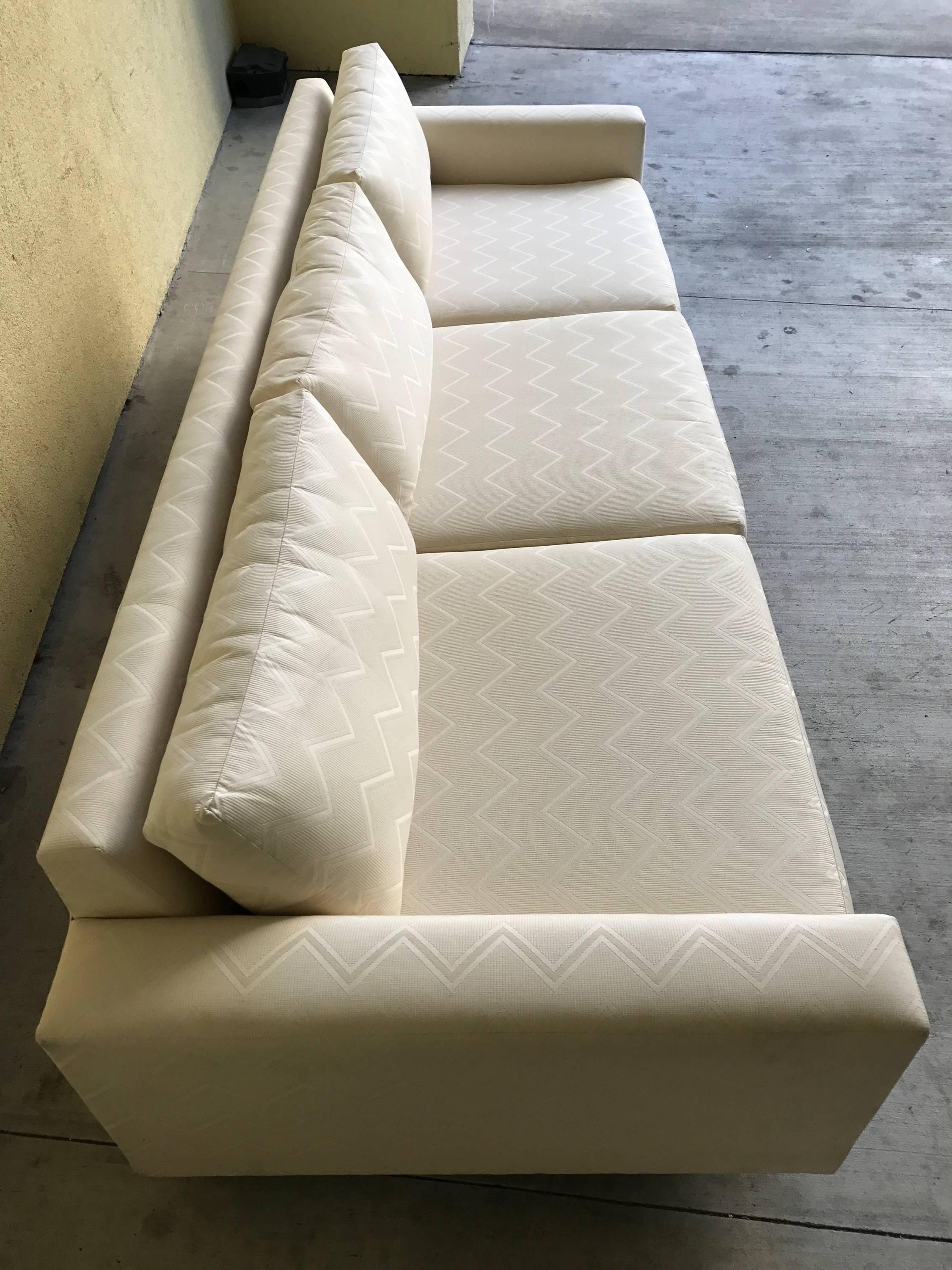Pair of Harvey Probber Track Arm Sofas In Excellent Condition In Miami, FL
