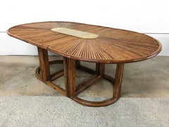 Gabriella Crespi "Rising Sun" Dining Table, Italy, 1970s