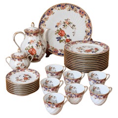 Bernardaud Limoges “Singapour” 31-Piece Porcelain Dinner and Tea Service, France