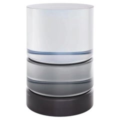Black ETS Resin Side Table by Niko Koronis