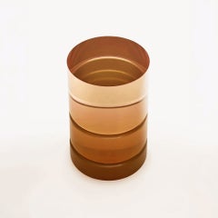 Orange ETS Resin Side Table by Niko Koronis