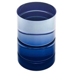 Dark blue ETS Resin Side Table by Niko Koronis