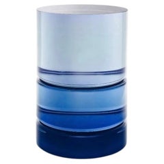 Dark blue ETS Resin Side Table by Niko Koronis