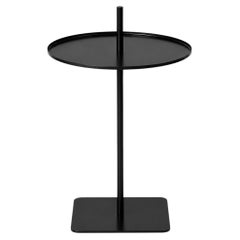 Black Round Modern Side Table by Oitoproducts - Lily 01