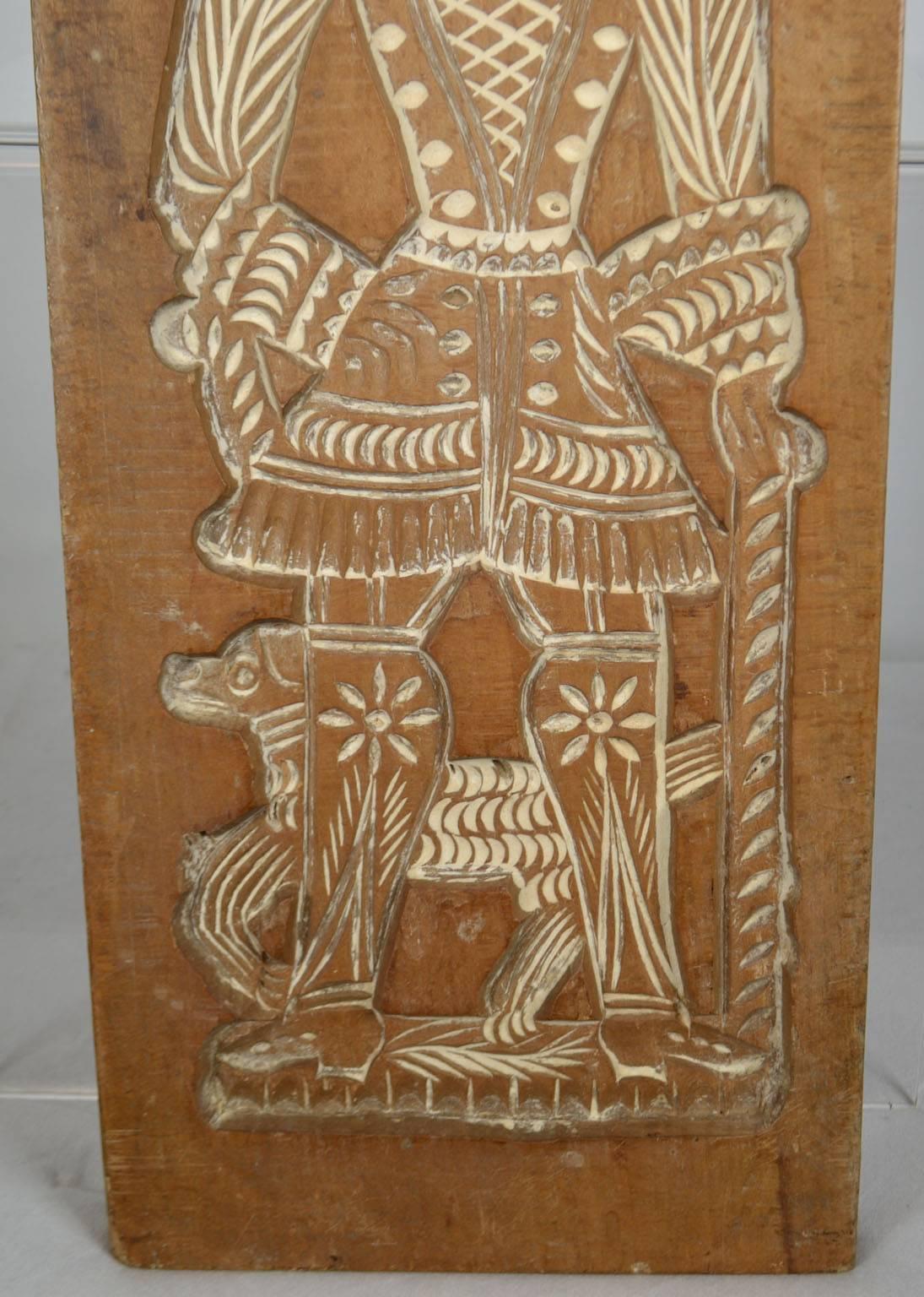 19th Century Wooden Gingerbread Mold In Good Condition In Vista, CA