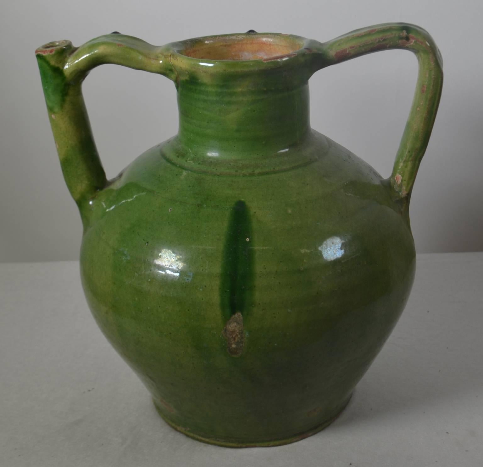 Glazed Terracotta Jug