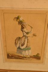 18th Century Framed Fashion Engraving