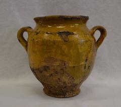 Small Rare Terra Cotta Confit Jar