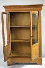 Louis-Philippe  Cherry Hanging Display Cabinet