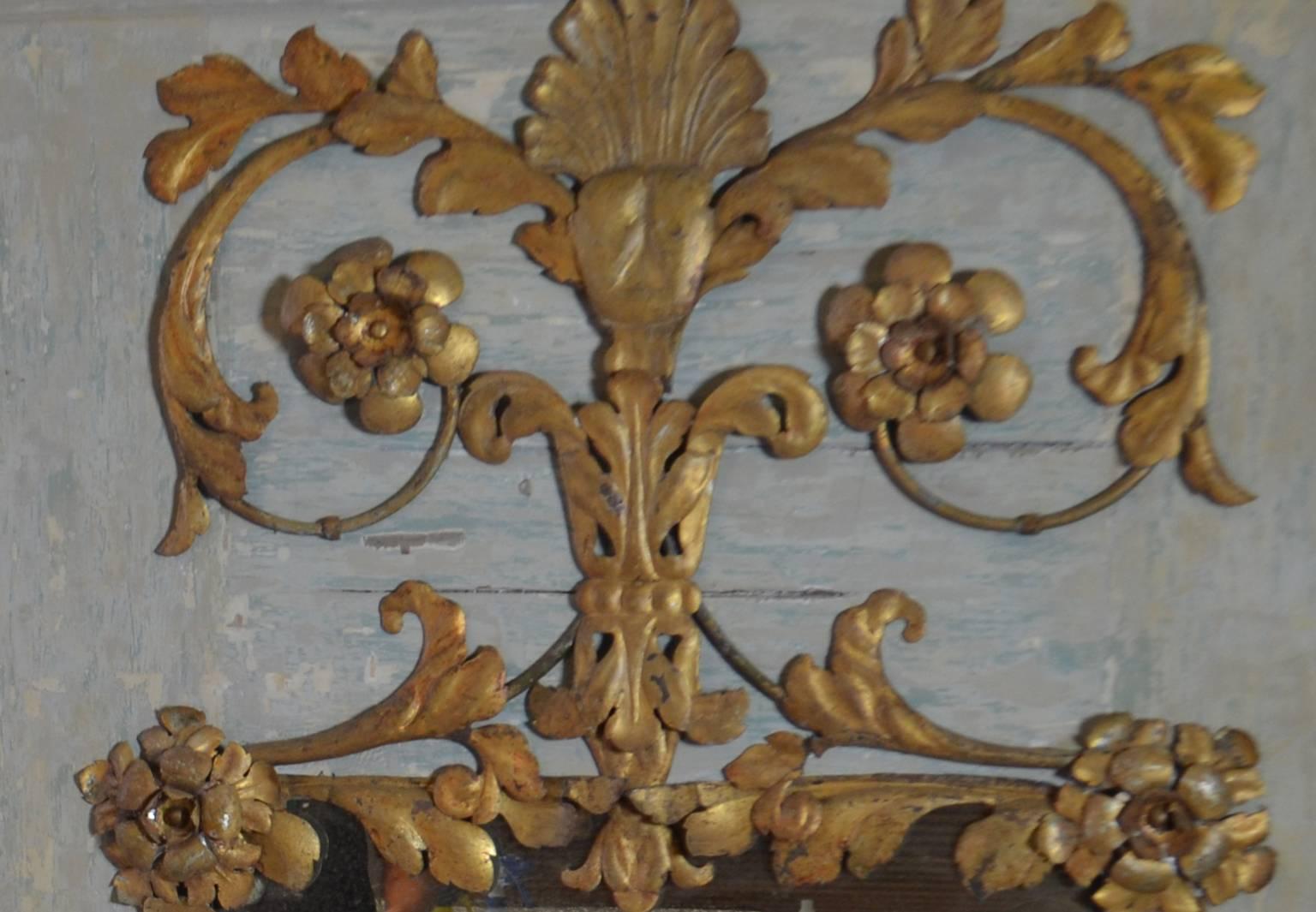 Gilt  Pair of Venetian Mirrors, Assembled with 18th century elements