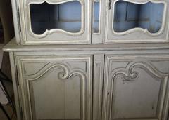 Painted Buffet Deux-Corps from Normandy