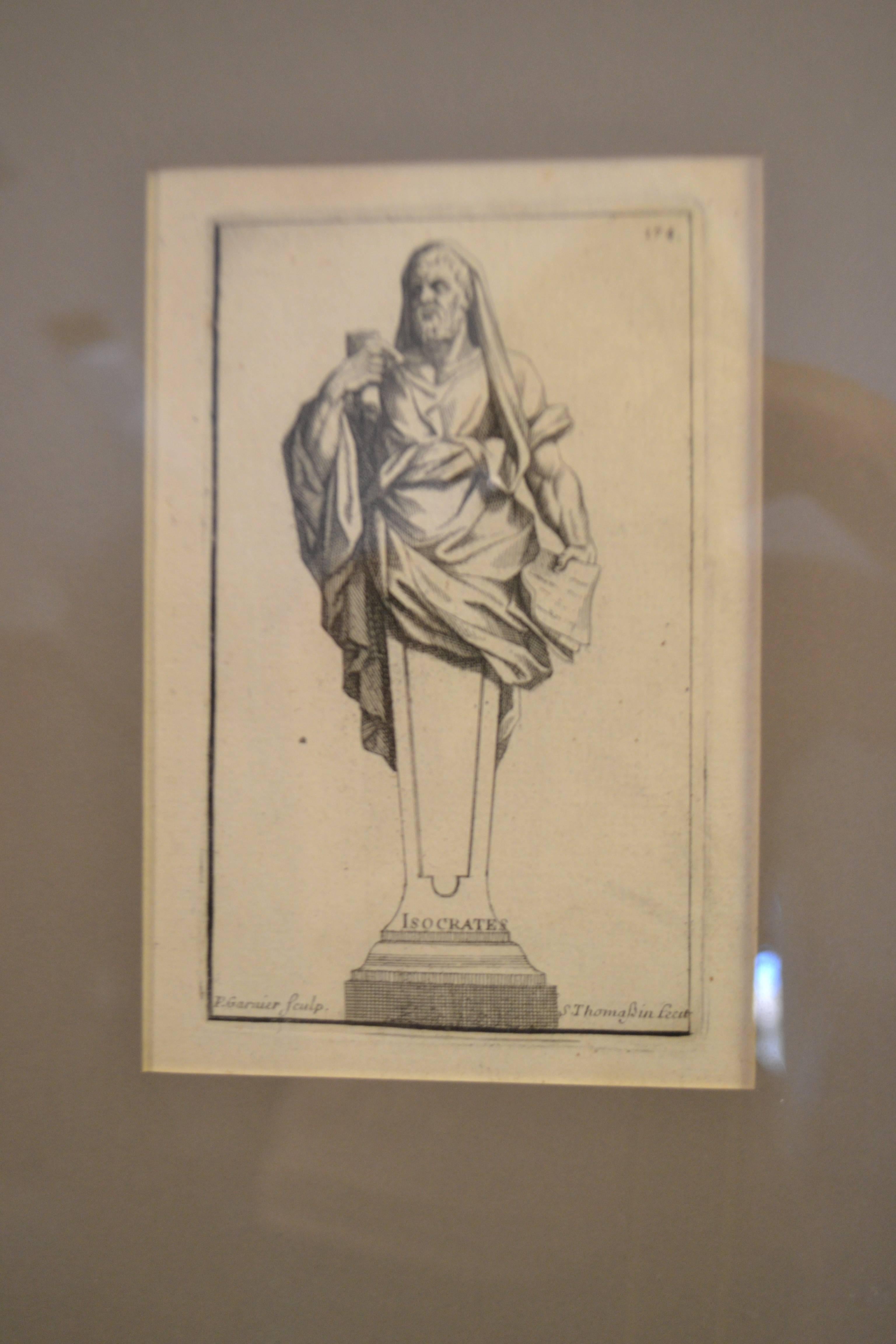 Six Copperplate Engravings of Sculptures in the Garden of Versailles In Good Condition For Sale In Vista, CA