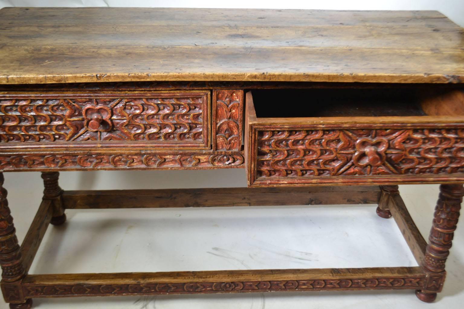 18th Century and Earlier 18th Century Spanish Colonial Console Table, Peru