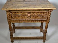 18th Century Spanish Colonial Side Table, Peru