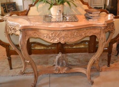 19th Century Italian, Fruitwood Console Table
