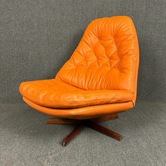 Vintage Danish Mid Century Modern Recliner Lounge Chair Ms68 by Madsen & Schubel