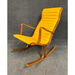 Vintage Heron Rocking Chair by Mitsumasa Sugasawa for Tendo Mokko