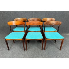 Set of 6 Danish Mid-Century Modern Rosewood Dining Chairs by Johannes Andersen
