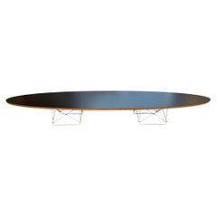 Elliptischer ETR Tisch von Charles & Ray Eames für Vitra, 2000er