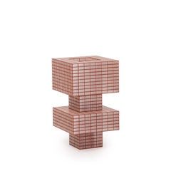 Moderne, im 3D-Druckverfahren hergestellte „Tesser Tower Configuration 1“-Lampe von Ridezign in Granit
