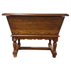 19th Century French Oak Pétrin, Rustic Dough Bin, Handcrafted Antique
