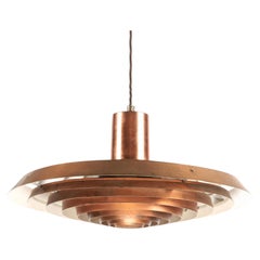 A Poul Henningsen 1958 'Langelinie' Copper Pendant