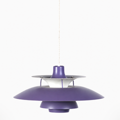 A Purple Louis Poulsen PH5 Pendant